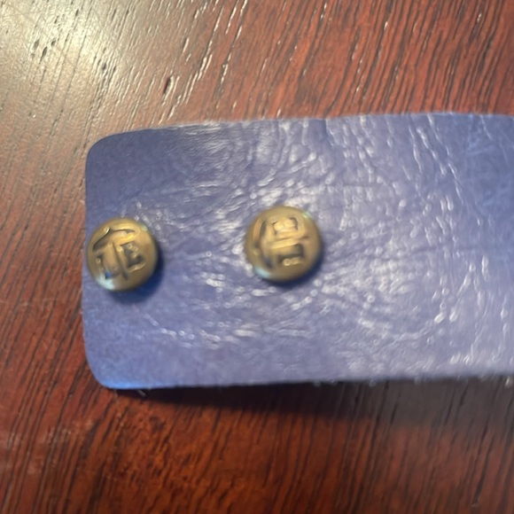 Lenny and Eva Leather bracelet with metallic interchangeable sentiment - Picture 3 of 5